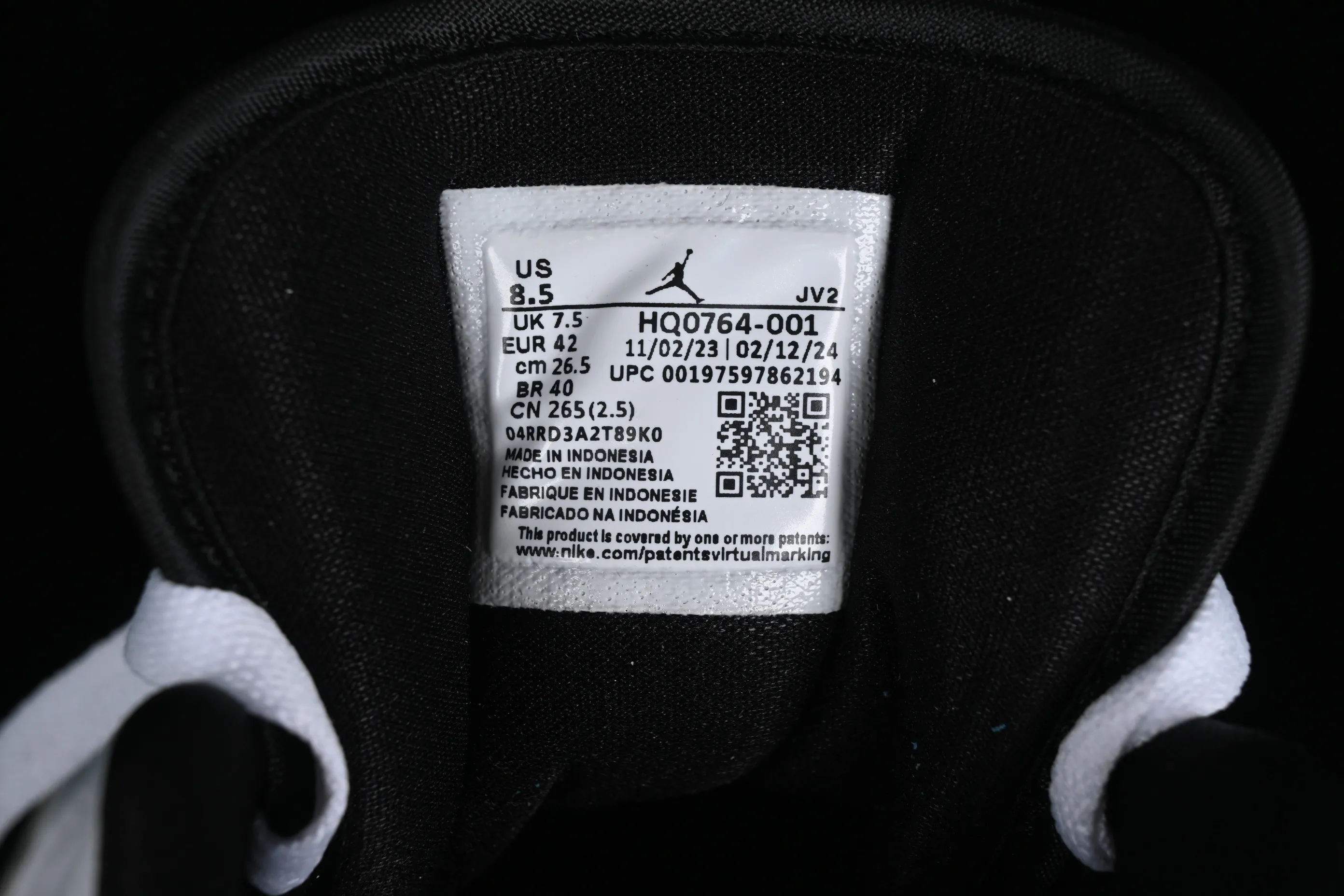 All categories Air Jordan Jordan series basketball shoes Air Jordan 1 Low Air Jordan 1 Low "Quai 54" AJ1 Joe 1 white black blue low-top cultural casual sneakers HQ0764-001